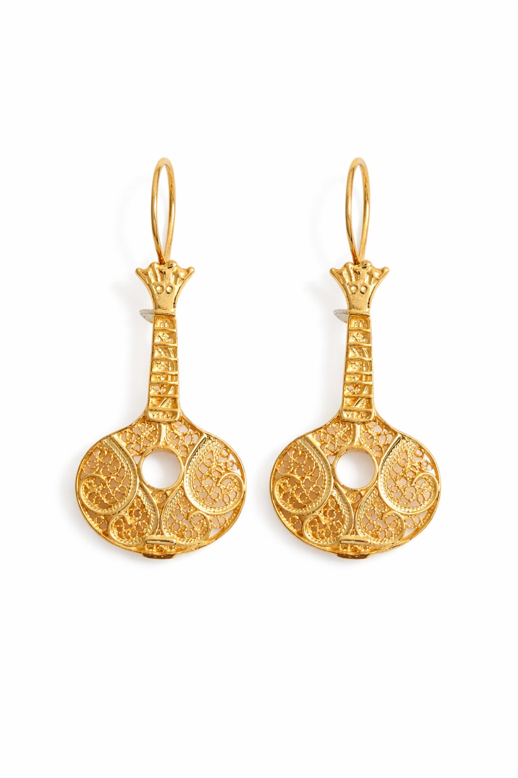 Brincos Guitarra Portuguesa Filigrana