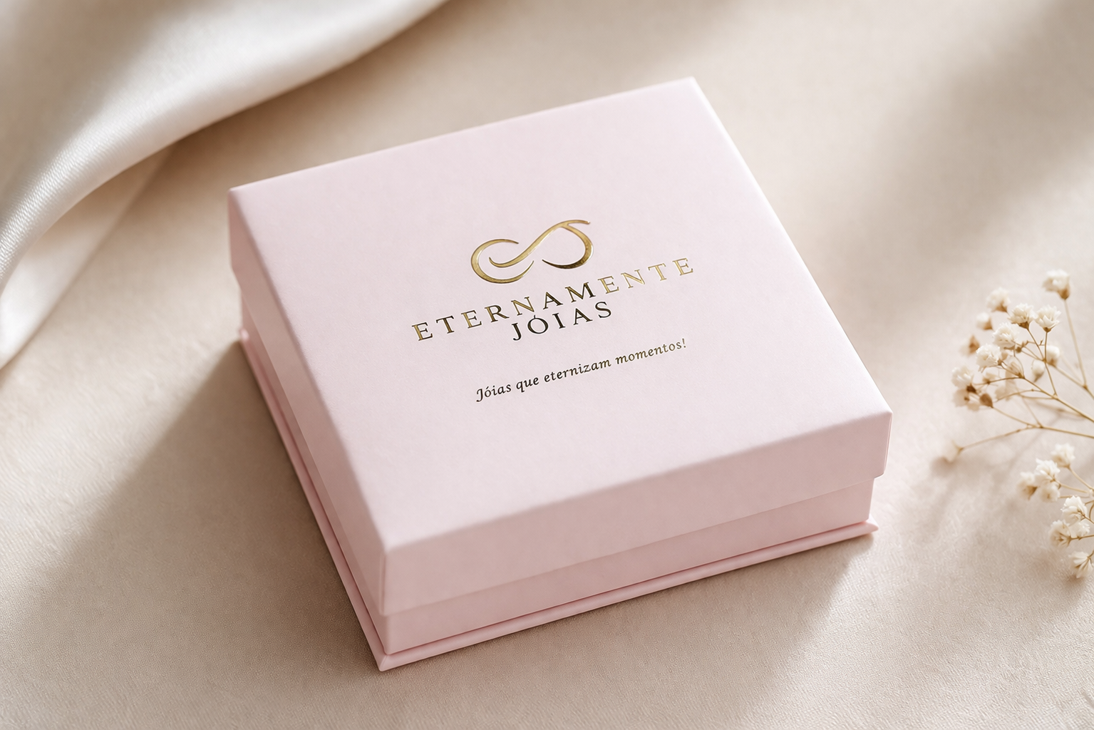 Caixa Eternamente 8.5cm x 8.0cm -> (Para Jóias)